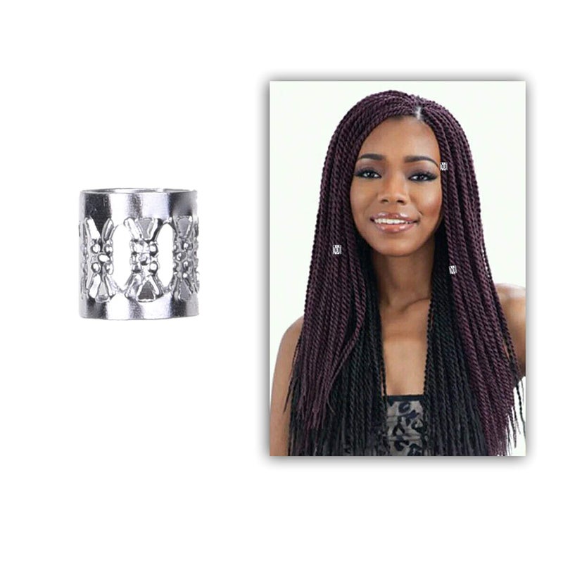 Kare Kind hair braid cuff gold and silver 200pcs - Kare & Kind 200x Aluminum Hair Cuffs - Image 5